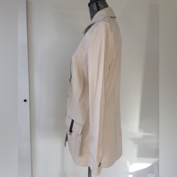 St. John Sport By Marie Gray Beige/Tan Blazer - Size Medium - Picture 4 of 15